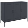 vidaXL Buffet anthracite 100,5x39x79 cm acier
