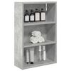 vidaXL Armoire murale de salle de bain Gris B&eacute;ton 40 x 16 x 62,5 cm