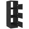 vidaXL Armoire &agrave; Laver Ch&ecirc;ne noir 50 x 68 x 162 cm Bois d'ing&eacute;nierie