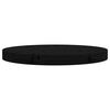 vidaXL Dessus de table rond noir &Oslash;40x3 cm bois de pin massif