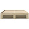 vidaXL Cadre de lit sans matelas chêne sonoma 150x200 cm