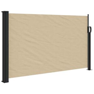 vidaXL Auvent lat&eacute;ral r&eacute;tractable beige 117x300 cm