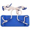 vidaXL Sièges de balançoire avec cordes 2 pcs bleu 38x16 cm PE