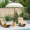 vidaXL Parasol balinais Crème 185 x 185 x 260 cm