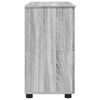 vidaXL Cabinet de salle de bain Gris Sonoma 76,5 x 35 x 64 cm
