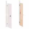 vidaXL Portes de cuisine d'ext&eacute;rieur MEPPEL 2 pcs blanc bois de pin massif