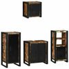 vidaXL Ensemble de mobilier de salle de bain 4 pcs Bois Recyclé Solide