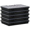 vidaXL Bo&icirc;tes d'assortiment 10 pcs 34,5x25x5 cm Polypropyl&egrave;ne