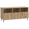 vidaXL Meuble TV 102 x 34,5 x 50 cm Ch&ecirc;ne artisanal Bois d'ing&eacute;nierie
