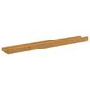 vidaXL &Eacute;tag&egrave;re Murale 4 pcs Beige 60 x 9 x 3 cm Bois d'ing&eacute;nierie
