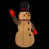 vidaXL Bonhomme de neige gonflable avec LED 300 cm