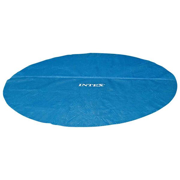 Intex Couverture solaire de piscine bleu 206 cm polyéthylène