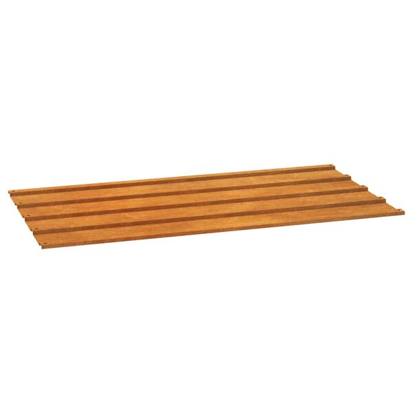 vidaXL Panneaux de toiture 12 pcs rouill&eacute; 80x44 cm Acier corten
