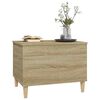 vidaXL Table basse Ch&ecirc;ne sonoma 60x44,5x45 cm Bois d'ing&eacute;nierie