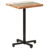 vidaXL Table de bistro Carrée 50x50x75 cm Bois de récupération massif