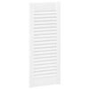 vidaXL Portes d'armoire &agrave; persiennes 4 pcs blanc 69x29,5 cm