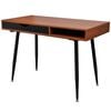 vidaXL Table d'ordinateur Marron