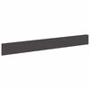 vidaXL Bordure de Pelouse 20 pc 100 x 12 cm Acier Noir