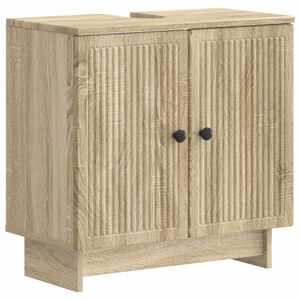 vidaXL Meuble sous Lavabo de Salle de Bain EDE Ch&ecirc;ne Sonoma