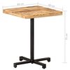 vidaXL Table de bistro Carrée 60x60x75 cm Bois de manguier brut