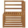 vidaXL Canap&eacute; d'angle ext&eacute;rieur Bois d'Acacia Massif Naturel