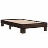 vidaXL Cadre de lit sans matelas ch&ecirc;ne marron 90x190 cm