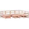 vidaXL Salon de jardin 8 pcs bois massif sapin de douglas