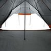 vidaXL Tente familiale tipi 8 personnes gris et orange imperm&eacute;able