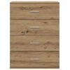 vidaXL Buffet Ch&ecirc;ne artisanal 60 x 39 x 80 cm Bois d'ing&eacute;nierie