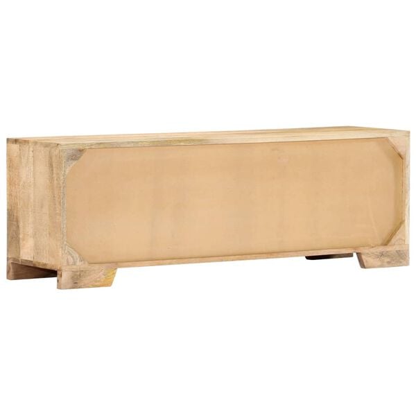 vidaXL Meuble TV 120x30x40 cm Bois massif de manguier