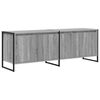vidaXL Meuble TV 140 x 36 x 49.5 cm Gris Sonoma Bois d'ing&eacute;nierie