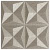 vidaXL Panneaux muraux 12 pcs B&eacute;ton Origami 50 x 50 cm Mousse XPS