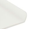 vidaXL &Eacute;tag&egrave;re flottante 4 pcs Blanc 40 x 9 x 2,5 cm Acier