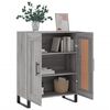 vidaXL Buffet sonoma gris 69,5x34x90 cm bois d'ing&eacute;nierie