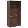 vidaXL Garde-robe ch&ecirc;ne marron 100x50x200 cm bois d'ing&eacute;nierie