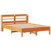 vidaXL Cadre de lit sans matelas cire marron 140x200cm bois pin massif