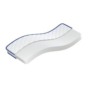 vidaXL Matelas en mousse à mémoire de forme blanc 80x200x17 cm doux