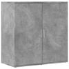vidaXL Buffets 2 pcs gris b&eacute;ton 79x38x80 cm bois d'ing&eacute;nierie