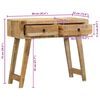 vidaXL Table console 90x32x75 cm bois massif de manguier brut
