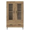 vidaXL Haut Armoire avec tiroir Ch&ecirc;ne artisanal 69,5 x 31 x 115 cm