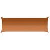 vidaXL Voile d'ombre Orange et marron 6 x 2 m 100 % polyester Oxford