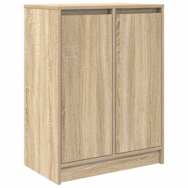 vidaXL Buffet ch&ecirc;ne sonoma 57x34x76 cm bois d'ing&eacute;nierie