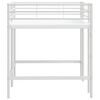 vidaXL Lit mezzanine pour enfants Blanc 90 x 201 cm