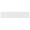 vidaXL Rideau en Dentelle Floral Blanc 180 x 1200 cm Polyester