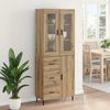 vidaXL Haut Armoire 2 pcs Ch&ecirc;ne artisanal Bois d'ing&eacute;nierie