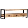 vidaXL Meuble TV 150x30x45 cm Bois solide de manguier