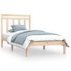 vidaXL Cadre de lit sans matelas 90x200 cm bois massif