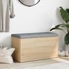 vidaXL Banc de rangement Ch&ecirc;ne Sonoma 82x42x45 cm Bois d'ing&eacute;nierie