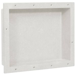vidaXL Niche de douche Blanc mat 41x51x10 cm
