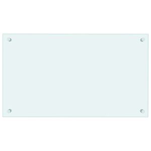 vidaXL Dosseret de cuisine couleur Lait 70x40 cm Verre tremp&eacute;